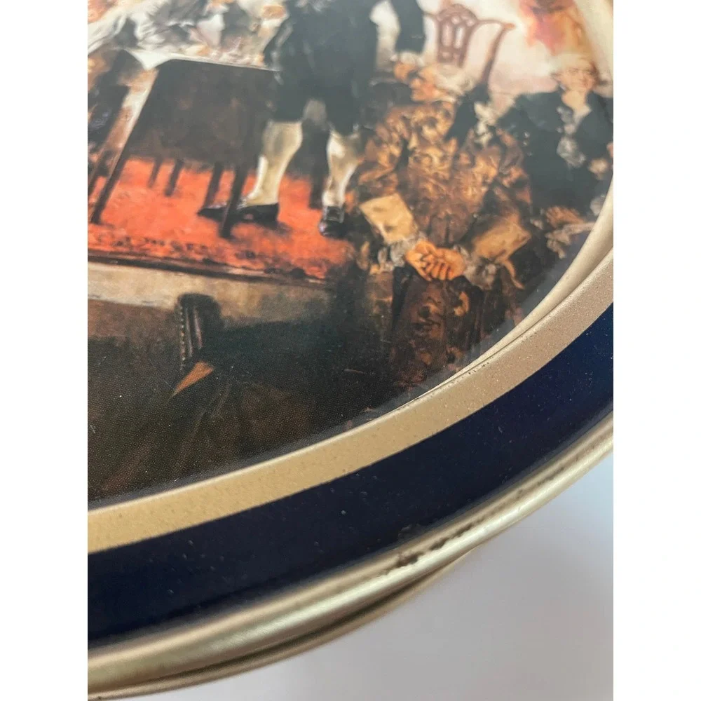 1987 Sunshine Biscuits Limited Edition‎ Tin Signing of Constitution Americana